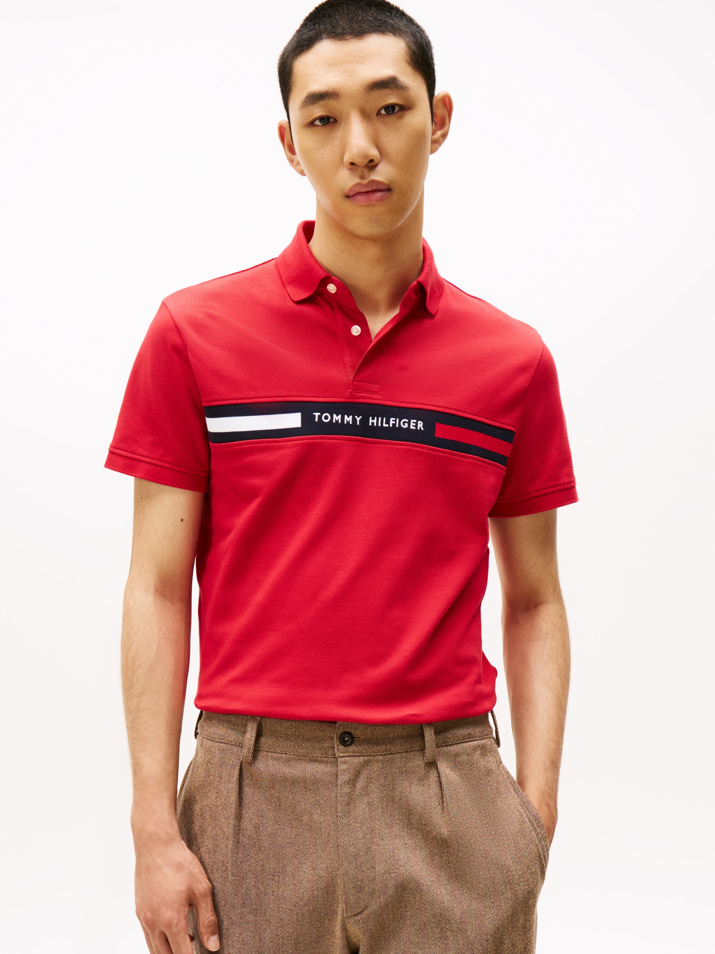 Regular Fit Logo Embroidery Polo T-Shirt