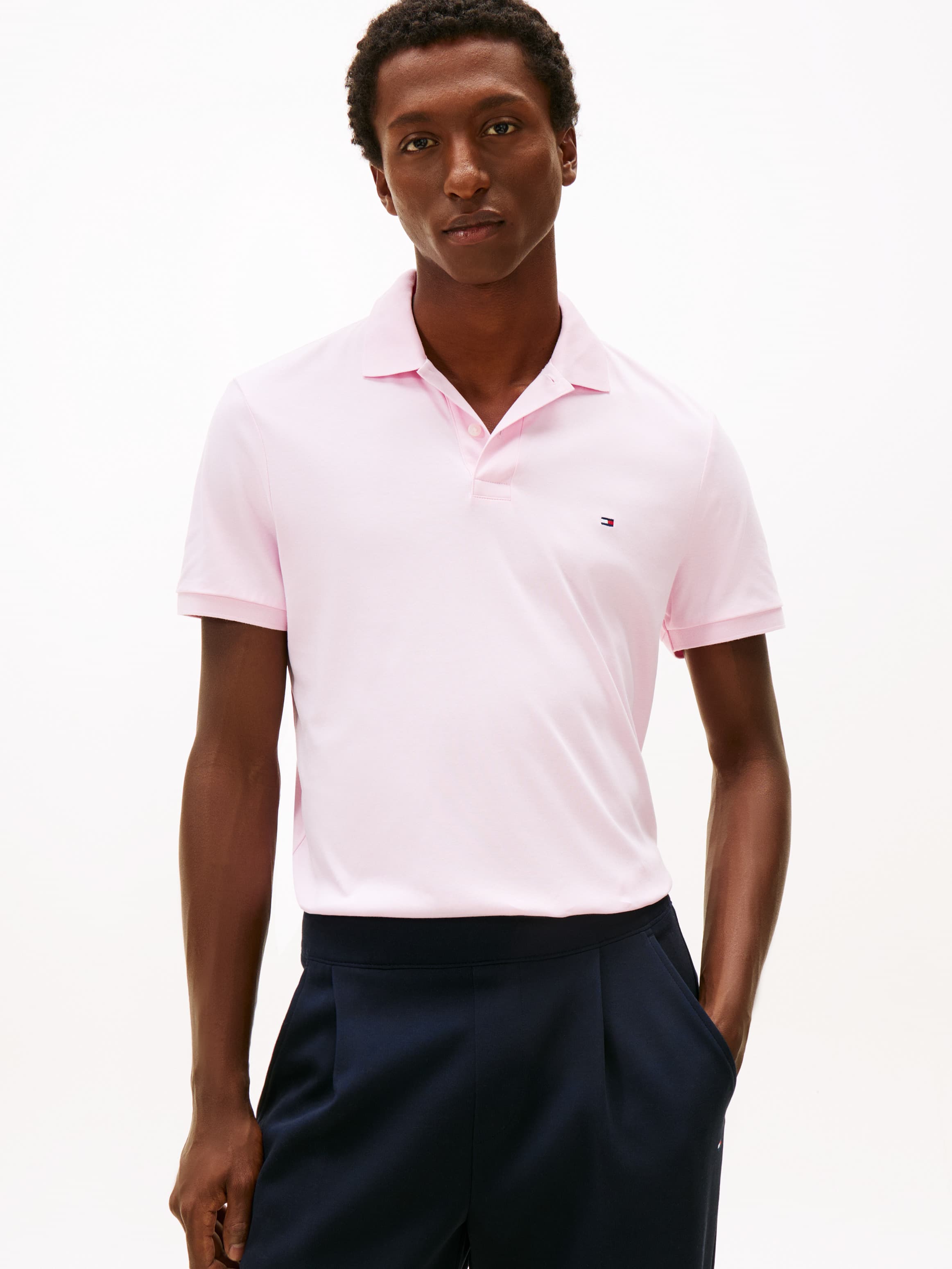 Regular Fit Flag Embroidery Polo T-Shirt