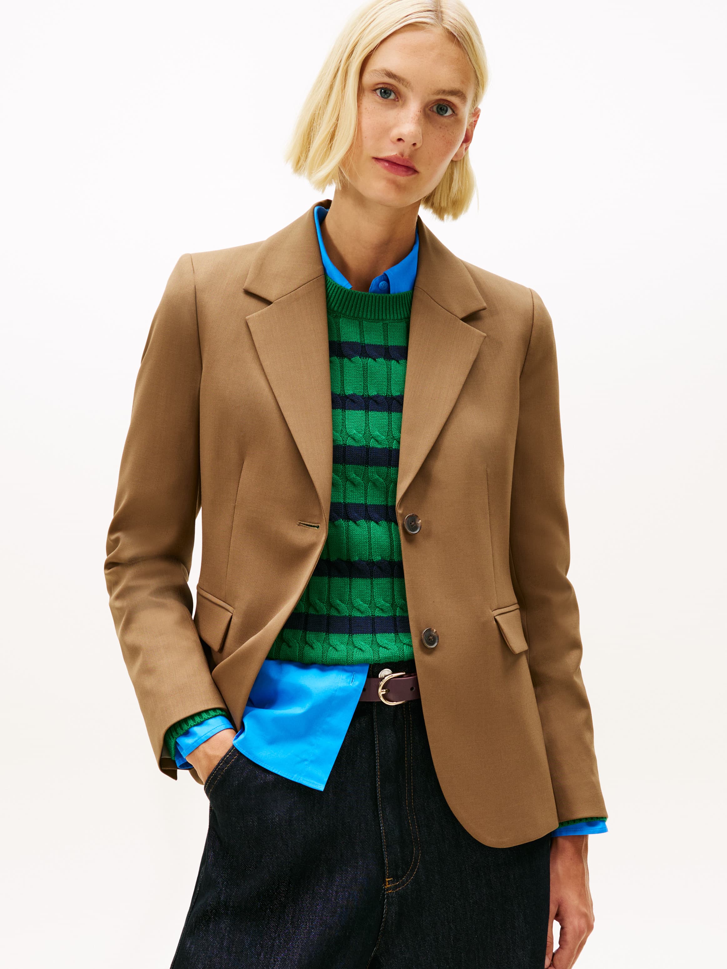 Timeless Regular Fit Wool Blend Blazer