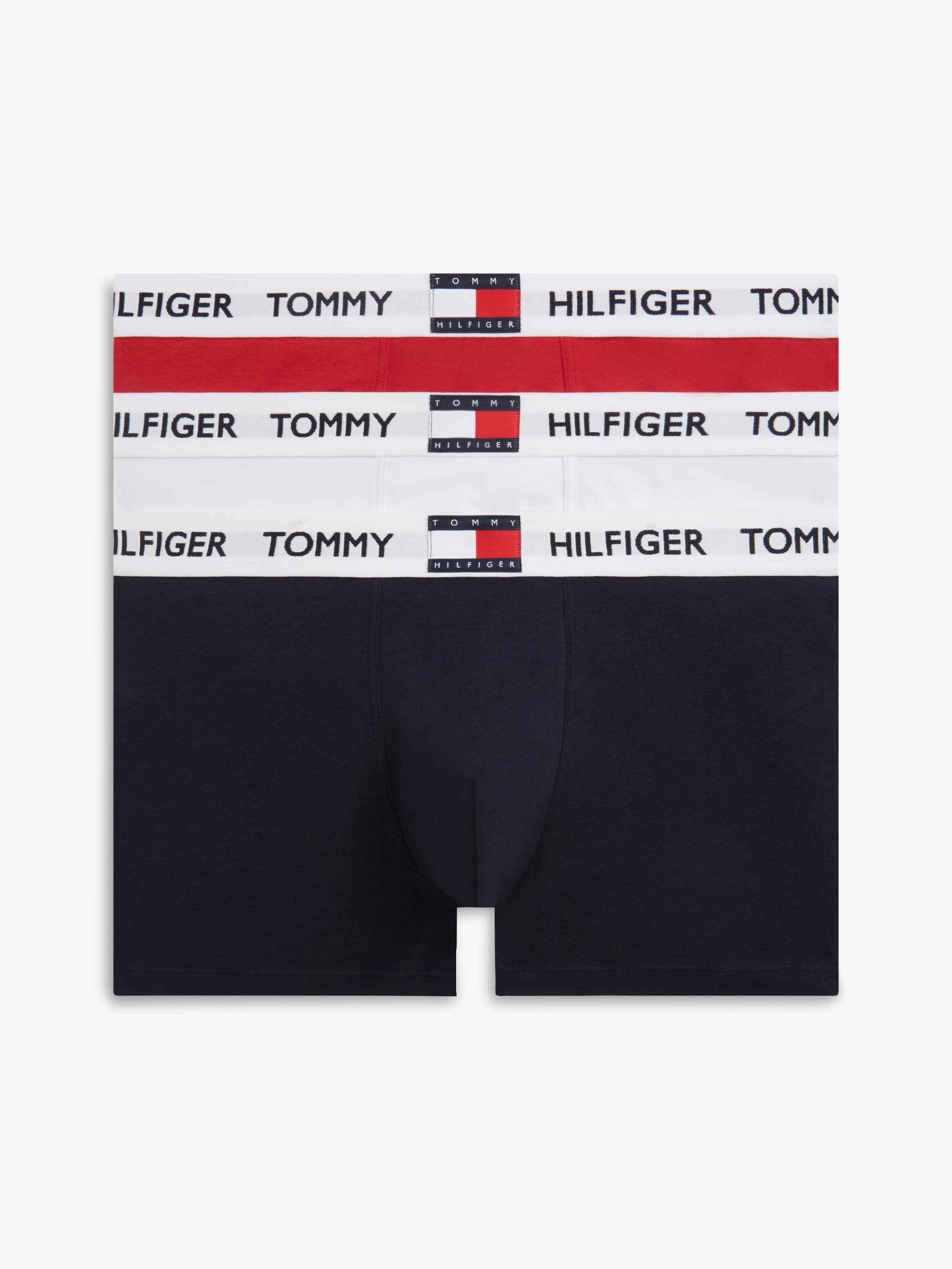 3-Pack Heritage Logo Waistband Trunks